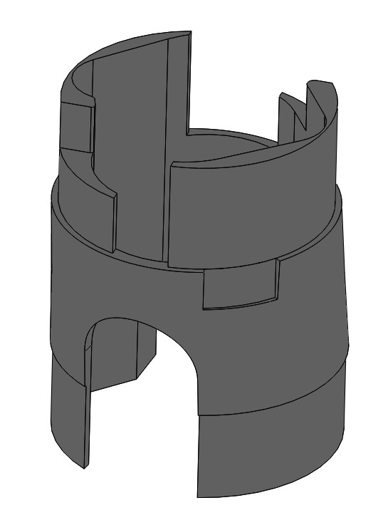 CYF-VH Distal Bending Section Connector