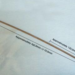 3.8mm X 1850mm Biopsy Channel For Pentax - Includes 460mm Spring & First 120mm Variable Flexibility Bending Section