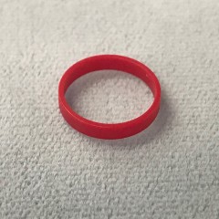 Cosm. Ring Red 11 x 10 x 2.0