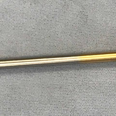 Prefibered Tube Ø 4.00 25° with gold tip platted (compatible Olympus A22002A) Prefibered Tube Ø 4.00 25° with gold tip platted (compatible Olympus A22002A)