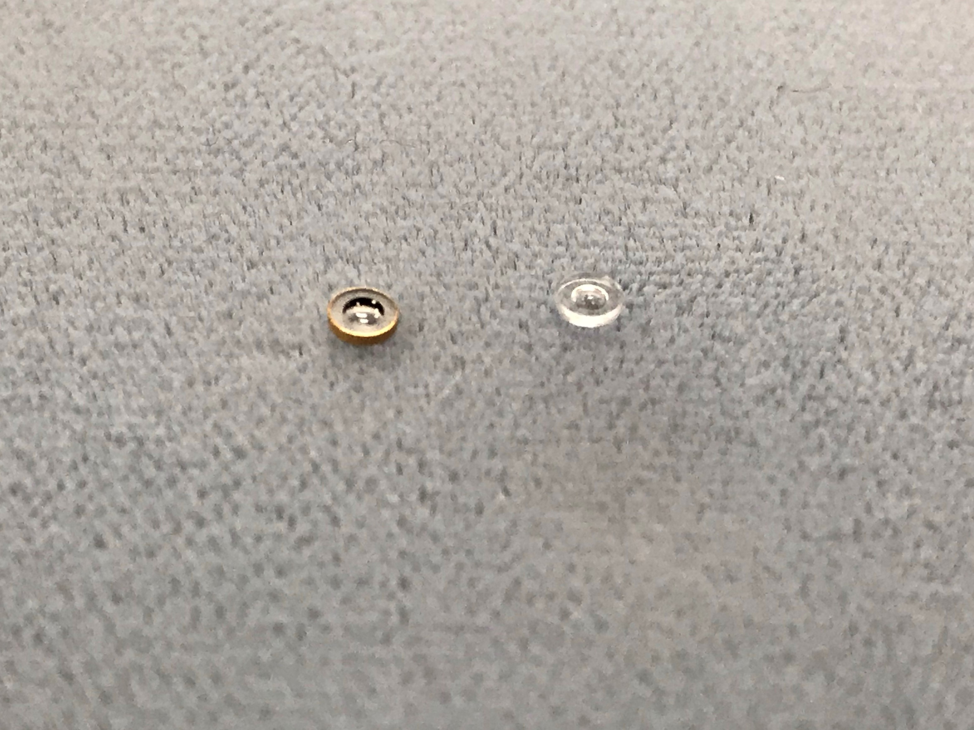 Negative Solder Sapphire Ø 1.28 R=0.60 TH=0.48 Negative Solder Sapphire Ø 1.28 R=0.60 TH=0.48